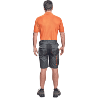 EMERTON PLUS shorts anthracite/orange