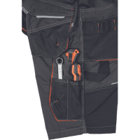 EMERTON PLUS shorts anthracite/orange