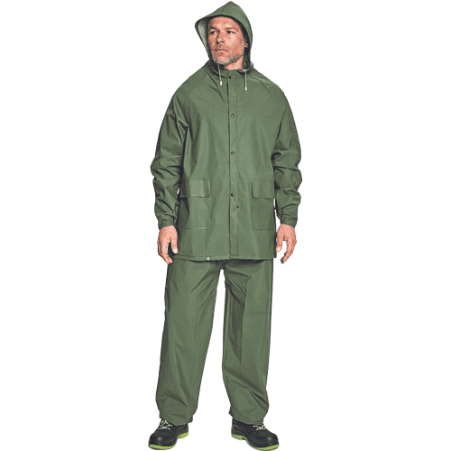 HYDRA oblek do dažďa PVC zelený