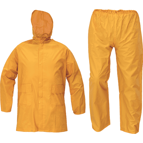HYDRA rainsuit PVC yellow