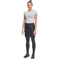 SK Short apron with a pocket black