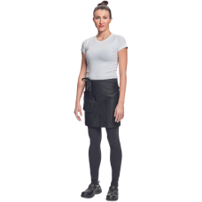 SK Short apron with a pocket black