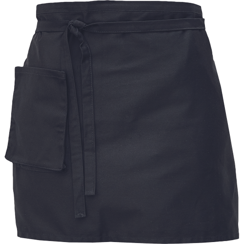 SK Short apron with a pocket black