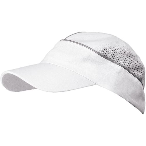 ALZETTE cap silver piping white