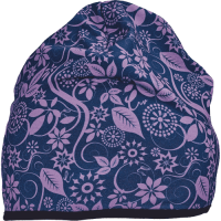 YOWIE knitted cap light violet/navy