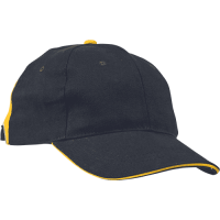 KNOXFIELD baseball cap black/yellow