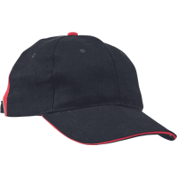 KNOXFIELD baseball čiapka čierna/červená