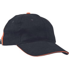 KNOXFIELD baseball čiapka čierna/oranž.