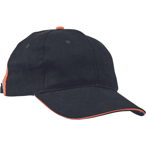 KNOXFIELD baseball čiapka čierna/oranž.