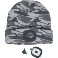 DEEL LED lamp hat grey camouflage