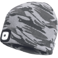 DEEL LED lamp hat grey camouflage