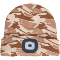 DEEL LED lamp hat beige camouflage