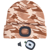 DEEL LED lamp hat beige camouflage
