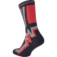 KNOXFIELD LONG socks black/red 39/40