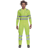 LUGO HV poloshirt long sleeve yellow