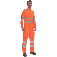 LUGO HV poloshirt long sleeve orange