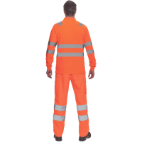 LUGO HV poloshirt long sleeve orange