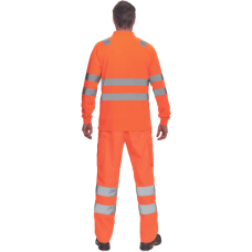 LUGO HV polokošeľa dl.rukáv oranžové