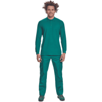 SANGU polokošeľa dl.rukáv tm.zelená