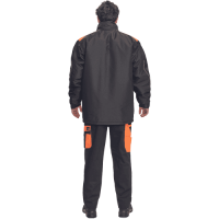 MAX VIVO parka čierna/oranžová