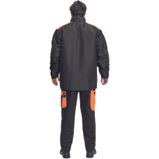 MAX VIVO parka čierna/oranžová