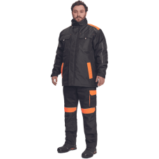 MAX VIVO parka čierna/oranžová