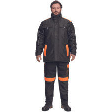 MAX VIVO parka čierna/oranžová