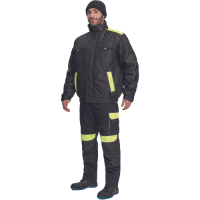 MAX VIVO pilot jacket black/yellow