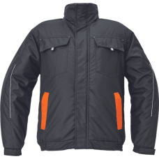 MAX VIVO pilot jacket black/orange
