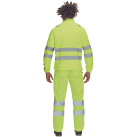 ALMERIA HV FLEECE jacket yellow