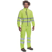 ALMERIA HV FLEECE jacket yellow