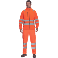 ALMERIA HV FLEECE jacket orange