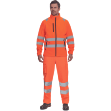 ALMERIA HV FLEECE mikina oranžová
