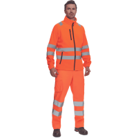 ALMERIA HV FLEECE jacket orange