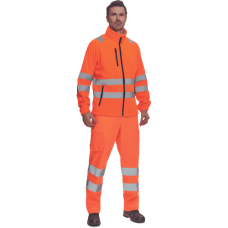 ALMERIA HV FLEECE mikina oranžová