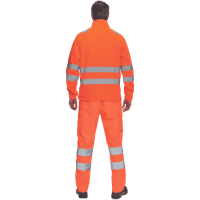 ALMERIA HV FLEECE jacket orange