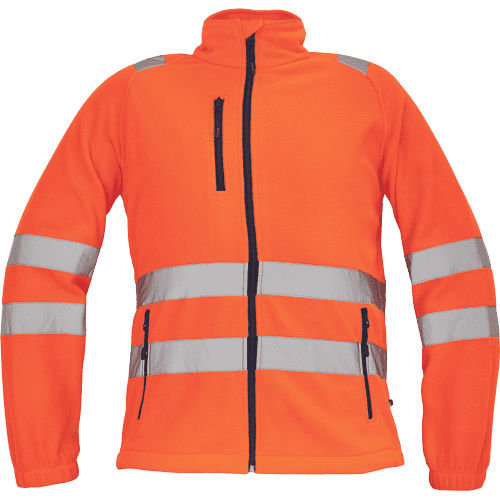 ALMERIA HV FLEECE jacket orange