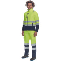 SEVILLA HV FLEECE jacket yellow/navy