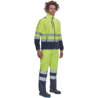 SEVILLA HV FLEECE jacket yellow/navy