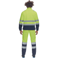 SEVILLA HV FLEECE jacket yellow/navy