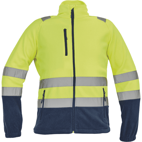 SEVILLA HV FLEECE jacket yellow/navy