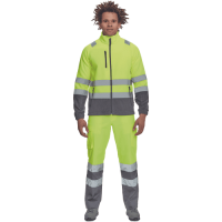 SEVILLA HV FLEECE jacket yellow/grey