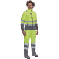 SEVILLA HV FLEECE jacket yellow/grey