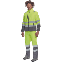 SEVILLA HV FLEECE jacket yellow/grey