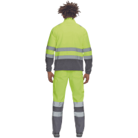 SEVILLA HV FLEECE jacket yellow/grey