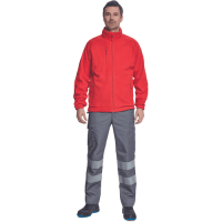 BHADRA fleece jacket red