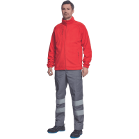 BHADRA fleece jacket red