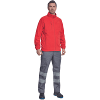BHADRA fleece jacket red