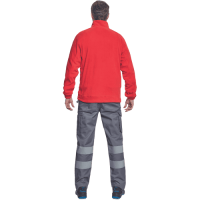 BHADRA fleece jacket red