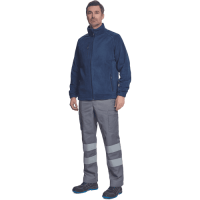 BHADRA fleece mikina tm. modrá